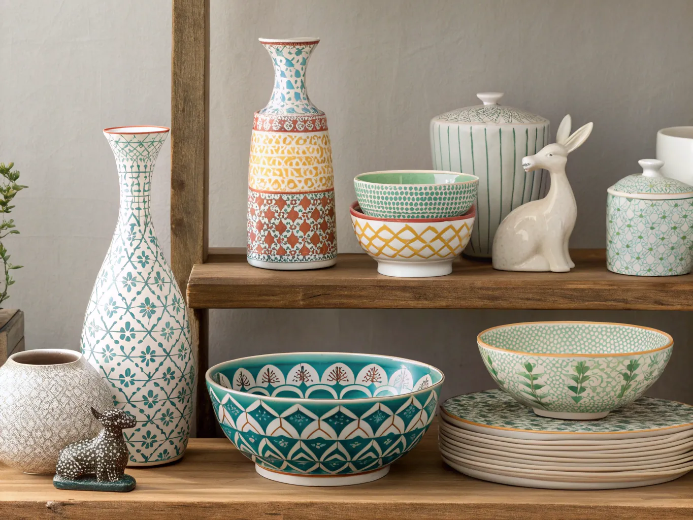 Ceramic home accessories collection